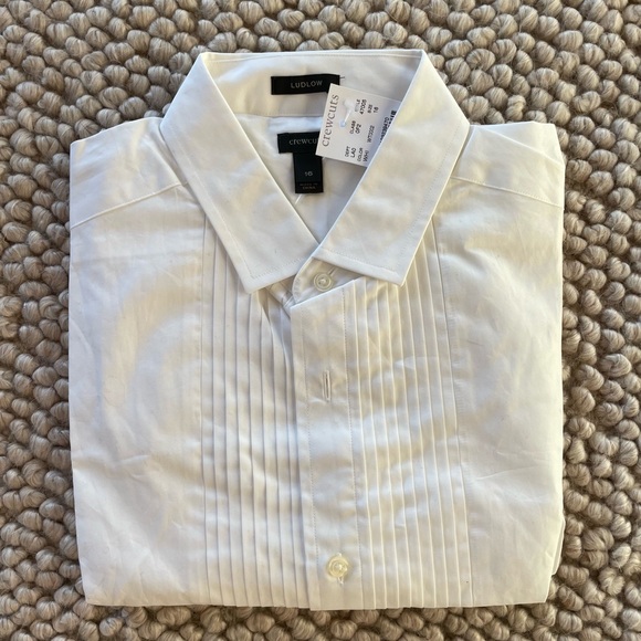 J Crew Boys Ludlow Tuxedo Shirt - Picture 1 of 4